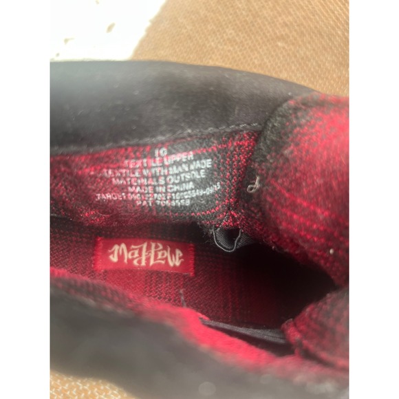 MAD Love  Wedges Booties Lace-Up‎ Fold-Down Ankle Boots Size 10 - Picture 3 of 11